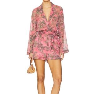 Floral Pink Women's Jumper